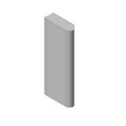 Šamotová deska spodní, přední KV 6.6.3 R   